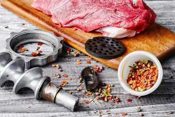 Cooking meat dish