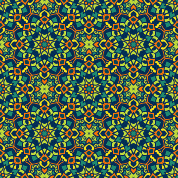 Ethnic seamless pattern © qilli