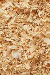 Wooden sawdust background
