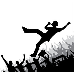 Poster for music concert. 