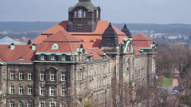 Dresden, centre, historical building,long lens