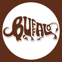 animals logo-buffalo