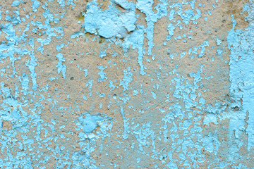 Wall fragment with attritions and cracks