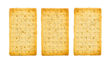 Simple crackers isolated