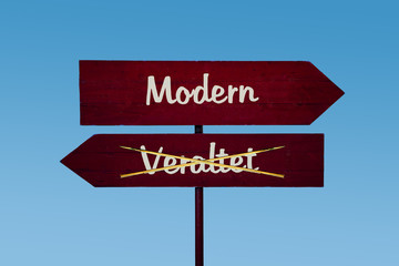 Schild 48 - Modern