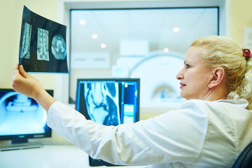 computed tomography or MRI scanner test analysis