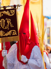 bearer (nazareno) during easter week in Spain