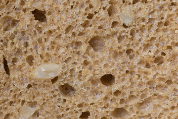 Brown bread texture background