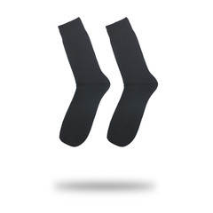 black male socks isolated on white