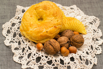 pastries on the plate