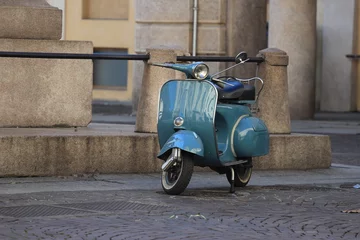 Fotobehang Scooter oude Italiaanse scooter