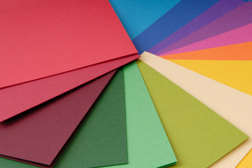 colour spectrum of cardboard