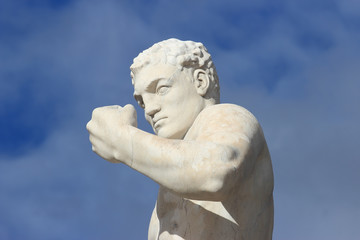 Fototapeta premium statue at stadio dei marmi, Rome, Italy