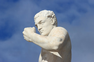 statue at stadio dei marmi, Rome, Italy