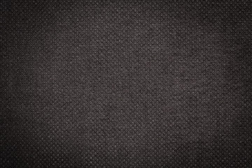 Fototapeta na wymiar Black plain fabric, textile