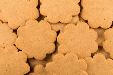 Gingerbread star cookies