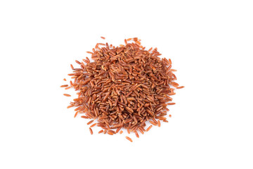 Heap of red rice