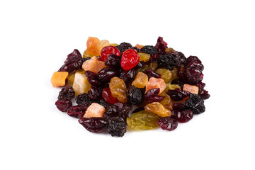 Mix variety of dried fruit