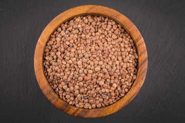 Lentils Isolated on White Background