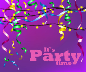 vector illustration for party