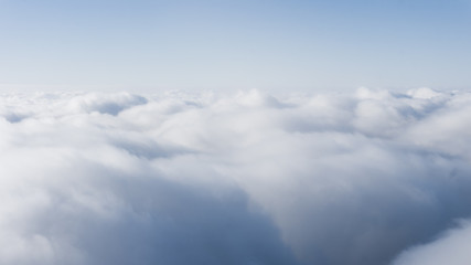 Blue sky and clouds. Cloudscape