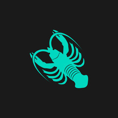 crawfish flat icon