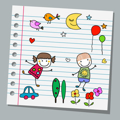notebook paper summer