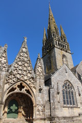 Fototapeta na wymiar Eglise Notre Dame de Roscudon à Pont-Croix