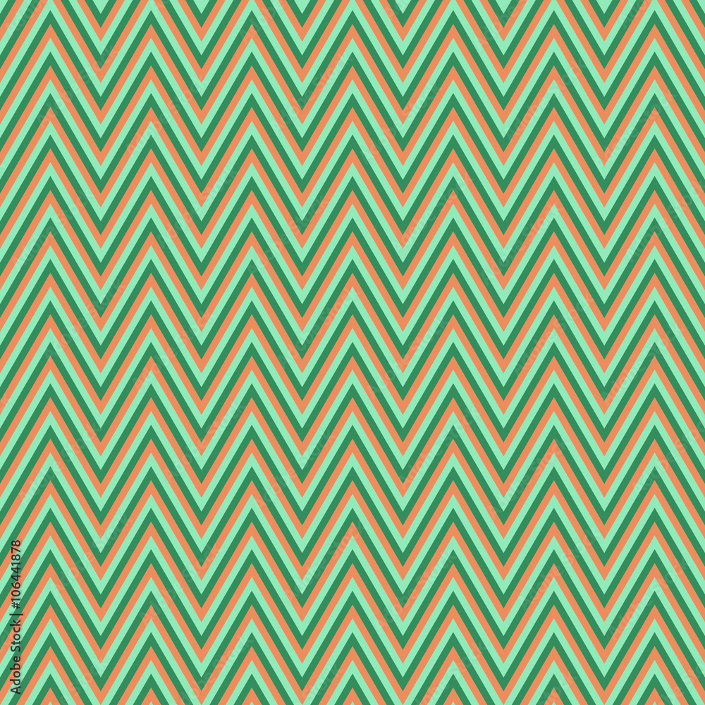 Poster abstract retro chevron pattern background design