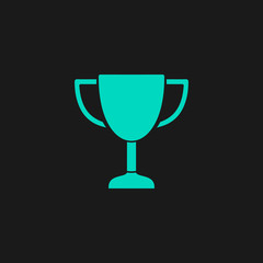illustration of business and finance icon trophy