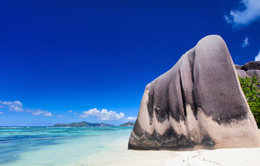 Fototapeta premium Anse Source d'Argent beach