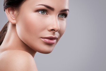 Fototapeta premium Portrait of beautiful young woman