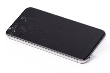 Smart phone with broken display