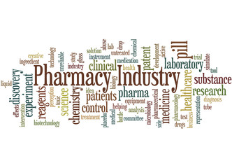 Pharmacy Industry, word cloud concept 5