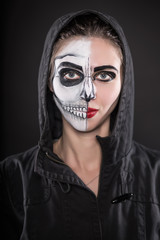 Portrait of young woman