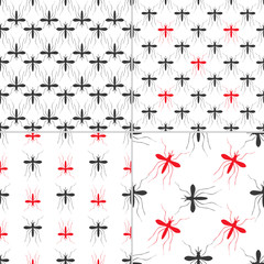 Zika virus graphic design elements.