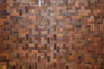 Wooden decorative surface