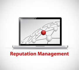 reputation management computer sign