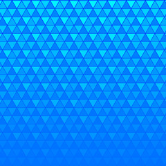 Abstract background blue continuous triangle geometry element ve