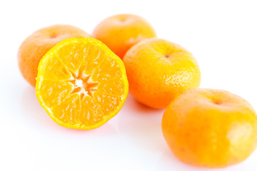 orange isolated on white background