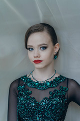 Portrait of a young girl dancer