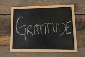 Fototapeta premium Written Gratitue concept