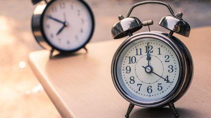 Naklejka premium The clock in the office