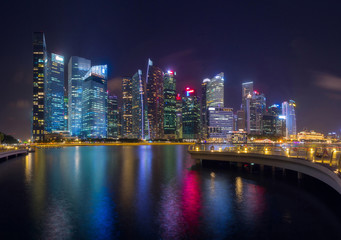 Fototapeta na wymiar Cityscape of Singapore city