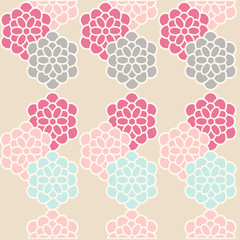 Seamless japanese vintage pattern background
