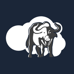 Fototapeta premium Logo Buffalo