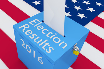 Obraz premium Election Results 2016 Concept