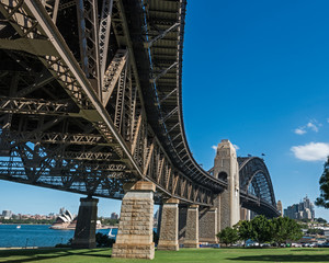 Sydney Harbor Bridge during the day