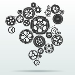 gearwheel mechanism background