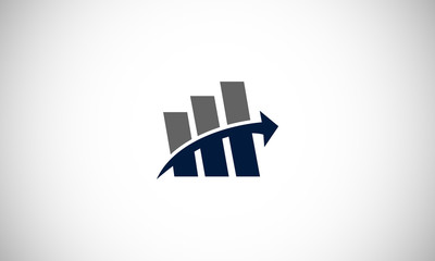  growth arrow design logo